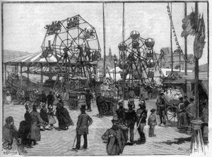 Los juegos del festival en París en 1888.