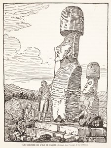 Los gigantes de la Isla de Pascua de French School