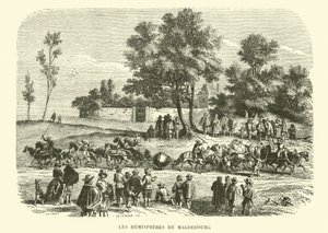 Los hemisferios de Magdeburgo de French School