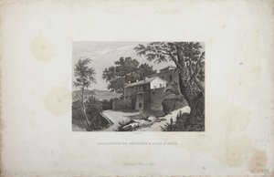La casa de Napoleón en la isla de Elba de French School
