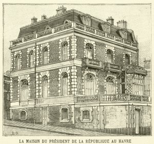 La casa del Presidente de Francia en Le Havre de French School
