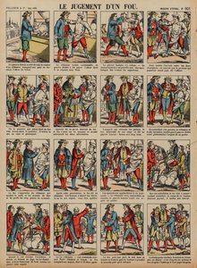 El juicio de un loco de French School