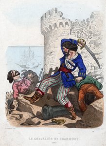 El caballero de Grammont, pirata del siglo XVII de French School
