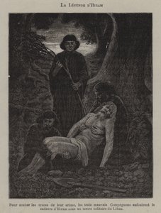 La leyenda de Hiram (grabado) de French School