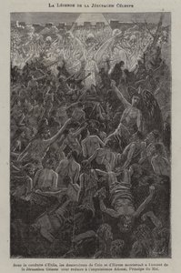 La leyenda de la Jerusalén Celestial (grabado) de French School
