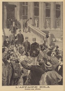 El juicio por difamación de Émile Zola de French School