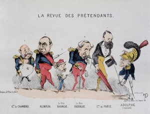 La revista de los pretendientes - el Conde de Chambord (Henri Charles Ferdinand Marie Dieudonné d