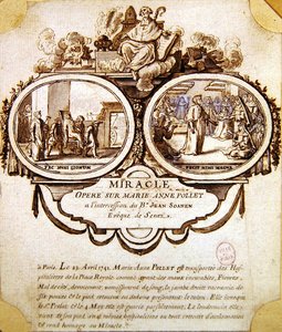 El milagro de Marie-Anne Pollet, c.1741 de French School