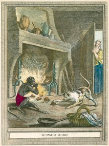 El mono y el gato