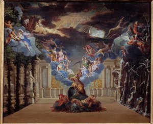 El palacio del tiempo, decorado del prólogo de 