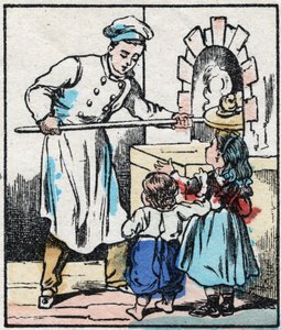 El pastelero. Grabado en “La chanson des metier”. Imagen de Épinal, finales del siglo XIX. Colección privada