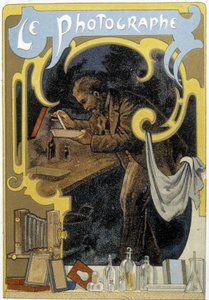 El fotógrafo - chromo de French School