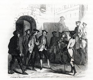Los prisioneros de Vincennes fueron trasladados a la prisión de la Bastilla en 1784 de French School