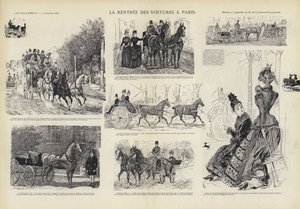 El regreso de los carruajes a París