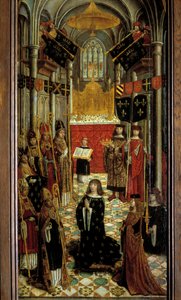 La consagración de Luis XII (1462-1515) en la catedral de Reims el 27 de mayo de 1498 de French School