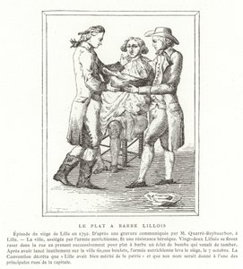 El plato de afeitar de Lille de French School