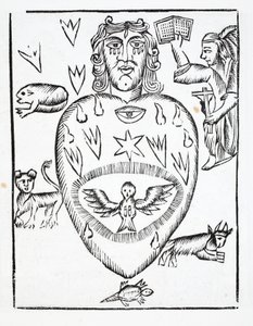 El estado del hombre lamentando haber ofendido a Dios de French School