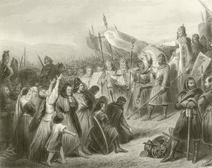 La sumisión de Witikind, 785 de French School