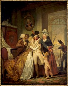 La partida del voluntario para el ejército. Revolución Francesa