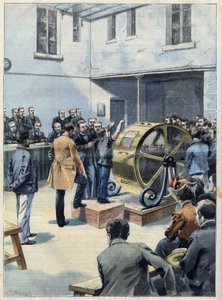 La rueda de la Fortuna. Sorteo de Bonos en Crédit Foncier de France, en "Le Petit Parisien" de French School