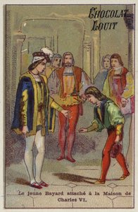 El joven Bayard adjunto a la casa de Carlos VI de French School