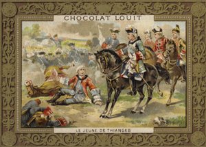 El joven de Thianges, soldado francés de French School