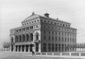 Teatro Lírico, ahora el Teatro de la Ville, Place du Chatelet, París de French School