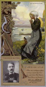 Theodore Botrel, cantante y compositor francés (cromolito)