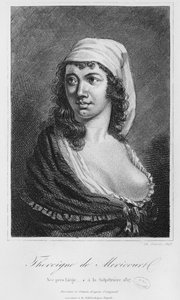 Theroigne de Mericourt, grabado por Charles Devrits (siglo XIX) 1845 de French School