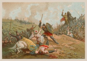 Thierry II, Rey de Francia de 720-737 de French School