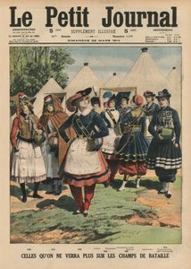 Los que ya no están en los campos de batalla, ilustración de portada de 