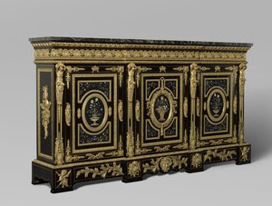Gabinete de tres puertas, c.1835-38
