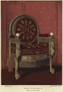 Trono del Emperador Napoleón I de French School