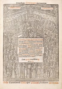 Página del título mostrando el Parlamento de Toulouse, 1515