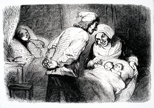 Página de título de La Pequeña Fadette por George Sands, 1852 de French School