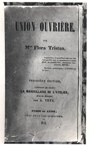 Portada de Union Ouvriere por Flora Tristan (1803-44), publicada en 1844 de French School