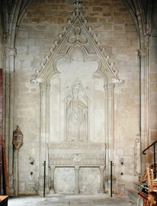 Tumba del obispo Radulphe (m.1266) en la Capilla Radulphe de French School