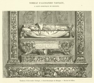 Tumba de Alessandro Tartagni, en San Domingo de Bolonia