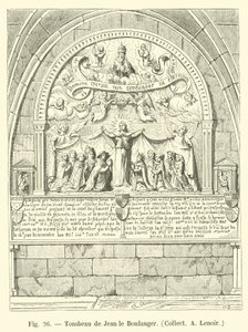 Tumba de Jean le Boulanger, Coll A Lenoir de French School