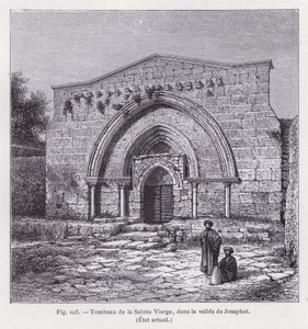 Tumba de la Virgen, en el valle de Josafat, Estado actual de French School