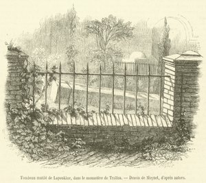 Tumba mutilada de Lapoukine, en el monasterio de Troitza de French School