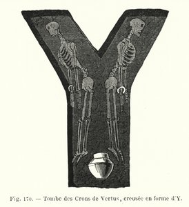 Tumbas de los Crons de Vertus, Excavada en Forma de Y