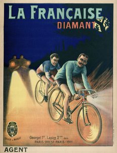 Cartel del Tour de Francia de 1911 de French School