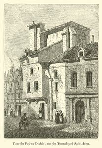 Torre de Pet-au-Diable, calle del Tourniquet Saint-Jean de French School