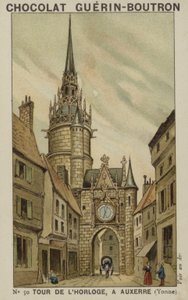 Torre del Reloj, en Auxerre, Yonne
