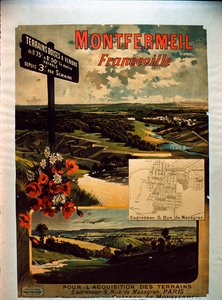 Póster turístico de Montfermeil