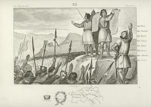 Tratado entre Carlos el Calvo y su hermano Luis el Germánico, Estrasburgo, 842 de French School