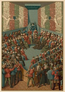 Juicio de Juan, Duque de Alençon de French School