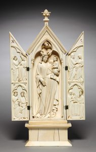 Tríptico: La vida de la Virgen, c.1325-1350