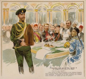 Zar Nicolás II de Rusia en la Primera Conferencia de La Haya